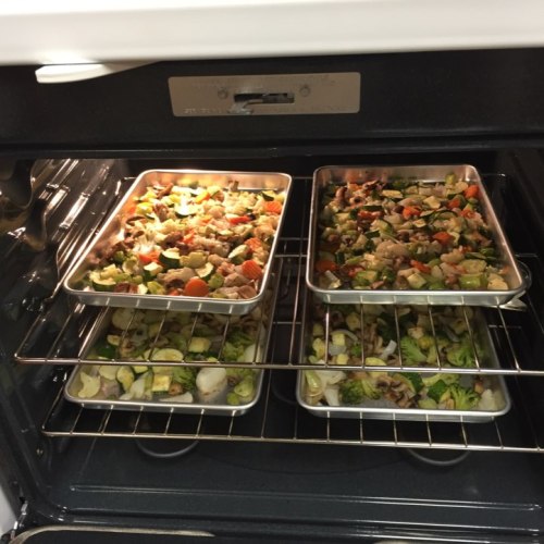 quick and easy roasted veggies